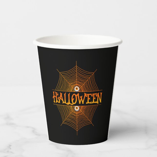 Gobelets En Papier Jour d'Halloween (Recto)