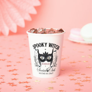 Gobelets En Papier Jour éffrayant D'Halloween Sorcière 30E Anniversai