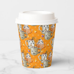 Gobelets En Papier Joyeuses Mugs de maman d'Halloween