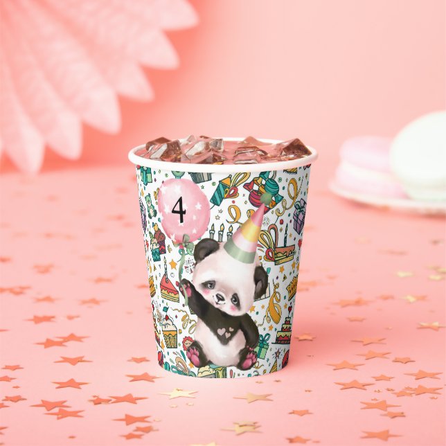 Gobelets En Papier Joyeux anniversaire annuel (Insitu)