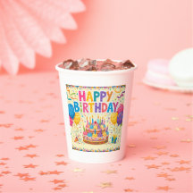 Joyeux anniversaire carte lumineuse forte vierge