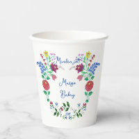 Joyeux Anniversaire Kalocsai Flower Folk Art