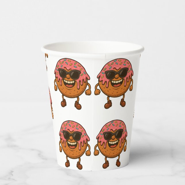 Gobelets En Papier Joyeux beignets (Droite)
