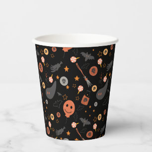 Gobelets En Papier Joyeux Costume d'Halloween fête d'anniversaire
