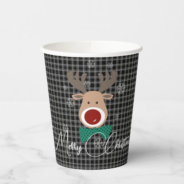 Gobelets En Papier Joyeux Noël ! (Gauche)