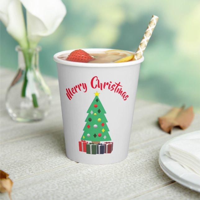 Gobelets En Papier Joyeux Noël (Insitu)