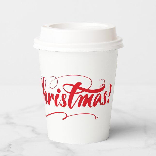 Gobelets En Papier Joyeux Noël (Verso)