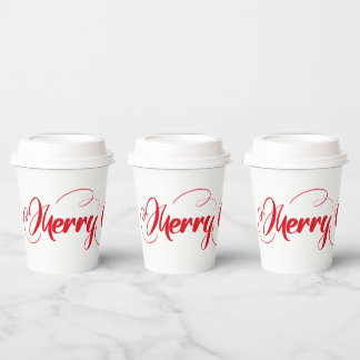 Gobelets En Papier Joyeux Noël