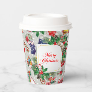 Gobelets En Papier Joyeux Noël 