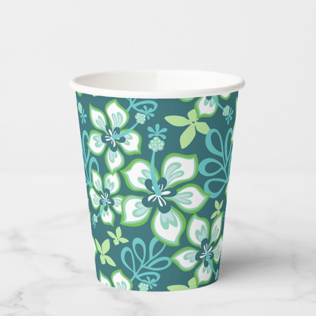 GOBELETS EN PAPIER JUNGLE SURF (COMBO SAPHIR) (Gauche)