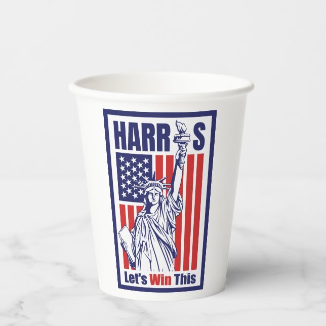 Gobelets En Papier Kamala Harris (Recto)