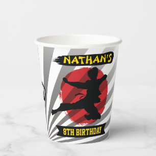 Gobelets En Papier Karate Kid Arts martiaux Cobra Kai