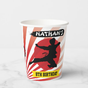 Gobelets En Papier Karate Kid Arts martiaux Cobra Kai