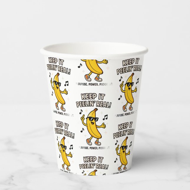 Gobelets En Papier Keep Peelin  Cloth Napkin (Recto)