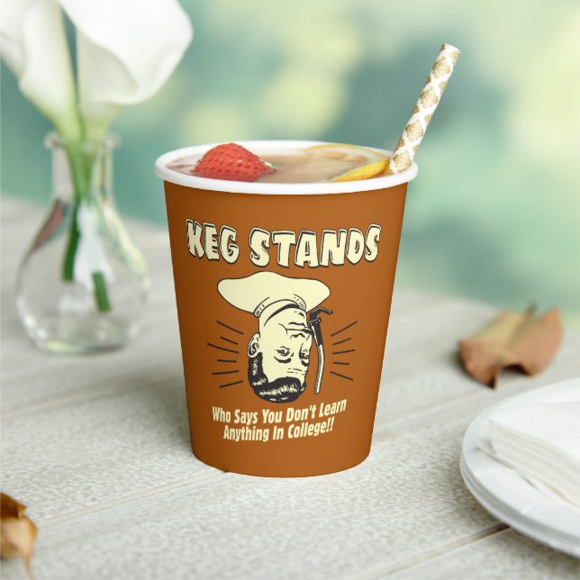 Gobelets En Papier Keg Stands : Ne pas apprendre l'université (Insitu)