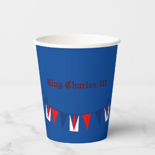 Gobelets En Papier King Charles 111 Pourcentage de la Couronne