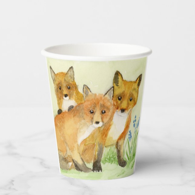 Gobelets En Papier Kits Red Fox (Recto)