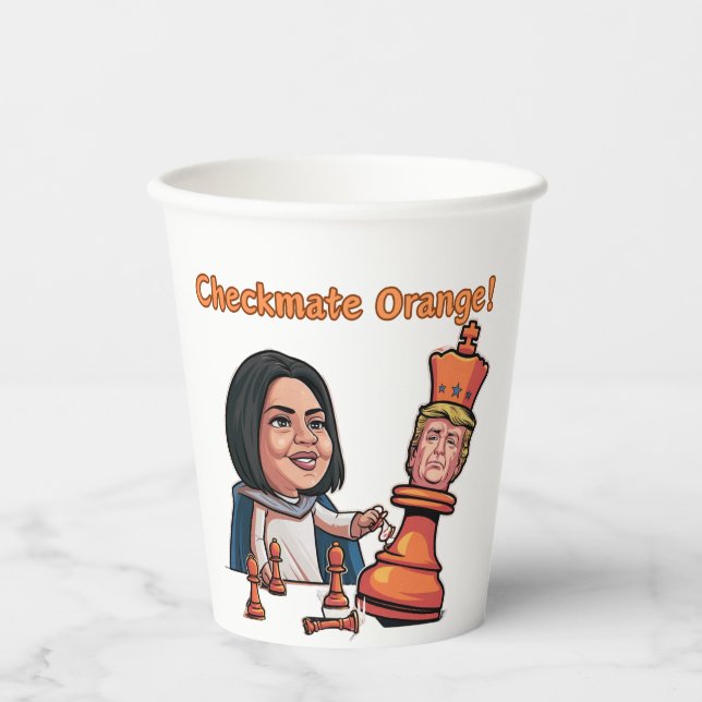 Gobelets En Papier La Défaite Du Roi Orange (Recto)