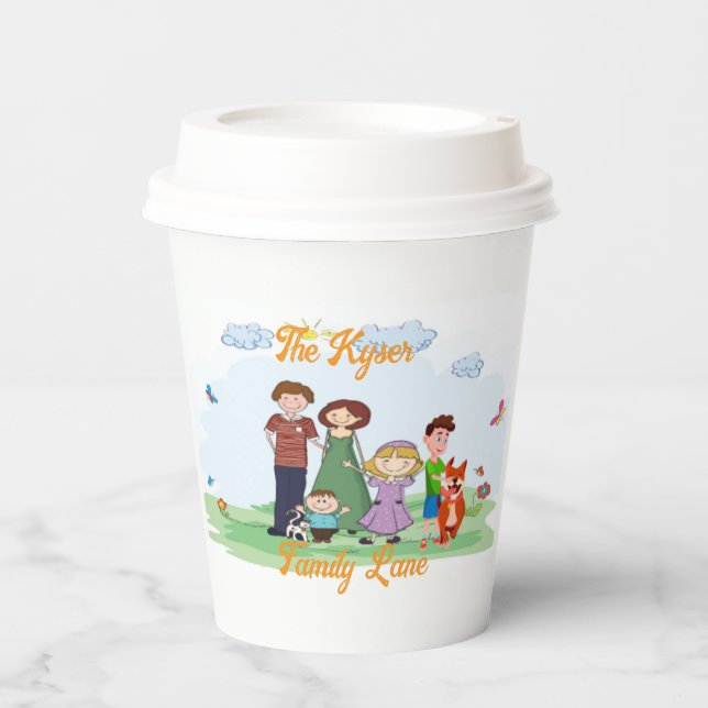 Gobelets En Papier La famille Kyser (Recto)