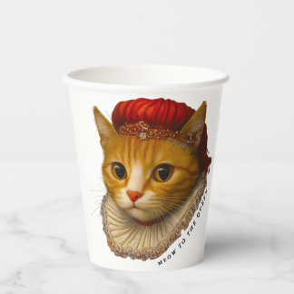 Gobelets En Papier La reine des chats