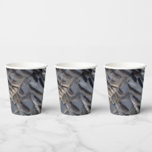 Gobelets En Papier La Turquie sauvage plumes II Design Abstrait de la