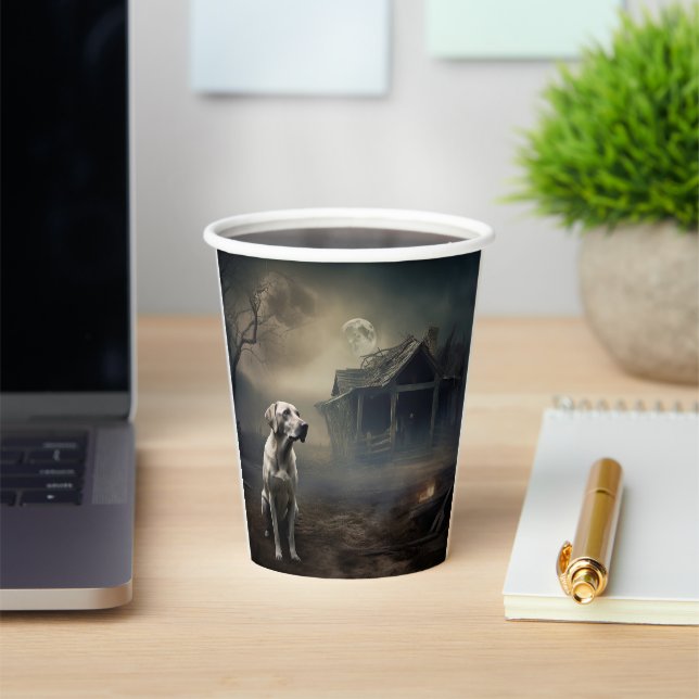 Gobelets En Papier Labrador Halloween (Insitu)