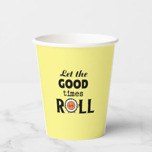 Gobelets En Papier Laissez les bons moments ROLL