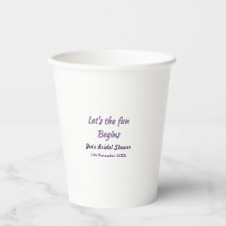 Gobelets En Papier l'aventure commence enterrement de vie de jeune fi