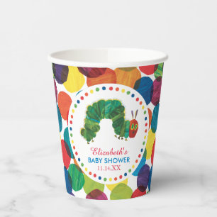 Gobelets En Papier Le Baby shower Caterpillar Très Affamé