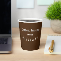 Le café a sa propre attitude