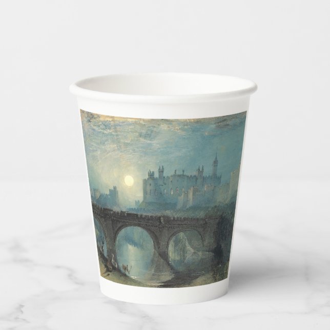 Gobelets En Papier Le château William Turner Alnwick (Recto)