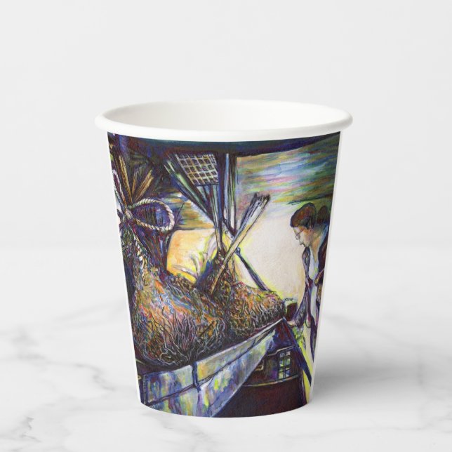 Gobelets En Papier Le destin hurlant de la vie (Recto)