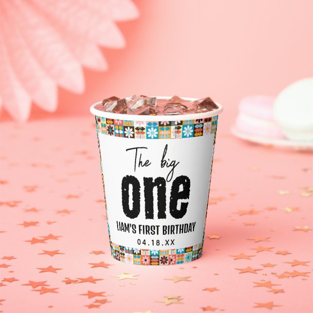 Gobelets En Papier Le grand 1er anniversaire (Insitu)