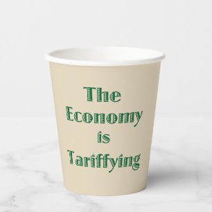 Gobelets En Papier L'économie est à la traîne