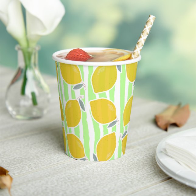 Gobelets En Papier Lemonade d'été (Insitu)
