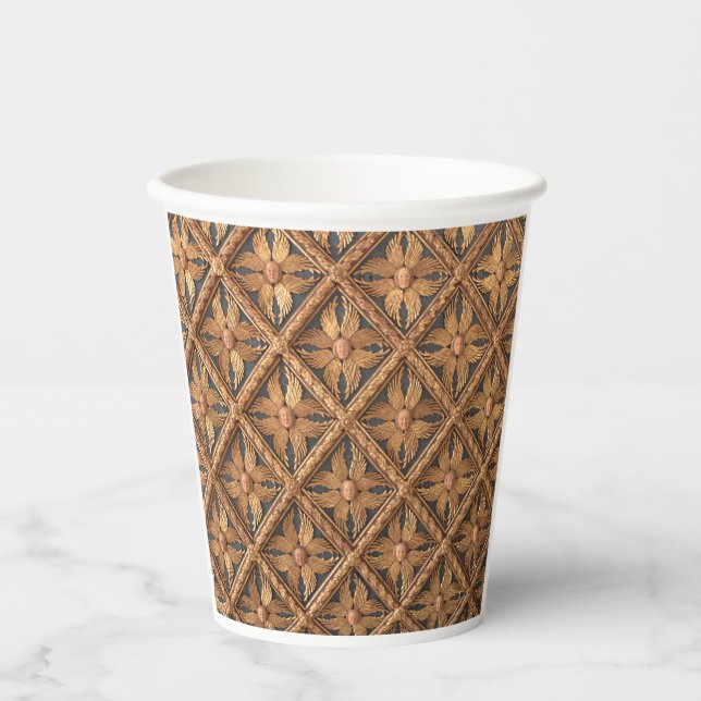 Gobelets En Papier Les anges. Six Seraphim À Ailes. Galerie Accademia (Recto)