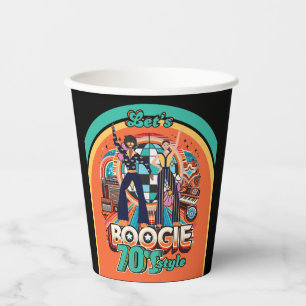 Gobelets En Papier les années 70 Boogie Retro Disco Dancing Parcours