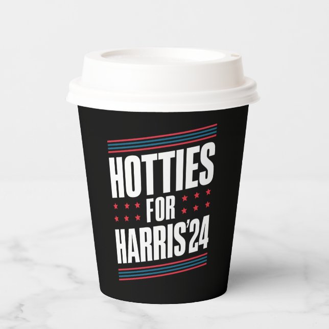 Gobelets En Papier Les canons pour Kamala Harris 2024 (Recto)
