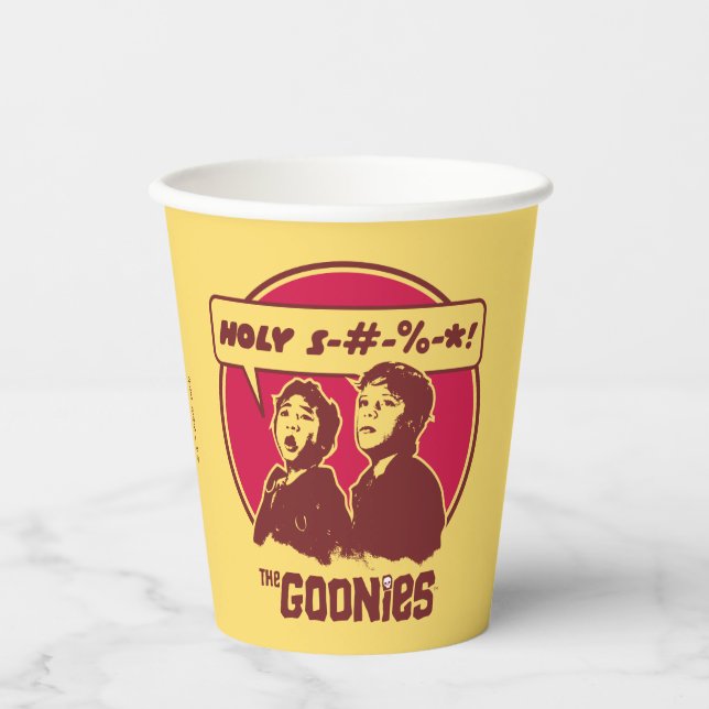 Gobelets En Papier Les données Goonies Expletive (Recto)