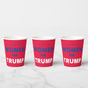 Gobelets En Papier Les Femmes Pour Trump