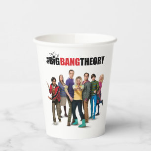 Gobelets En Papier Les personnages de la théorie du Big Bang