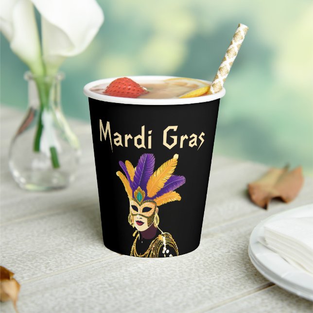 Gobelets En Papier "Let the Good Times Roll : Mardi Gras Celebration" (Insitu)
