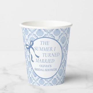 Gobelets En Papier L'été où je me suis mariée Shower de mariage côtie