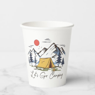 Gobelets En Papier Let's Go Camping