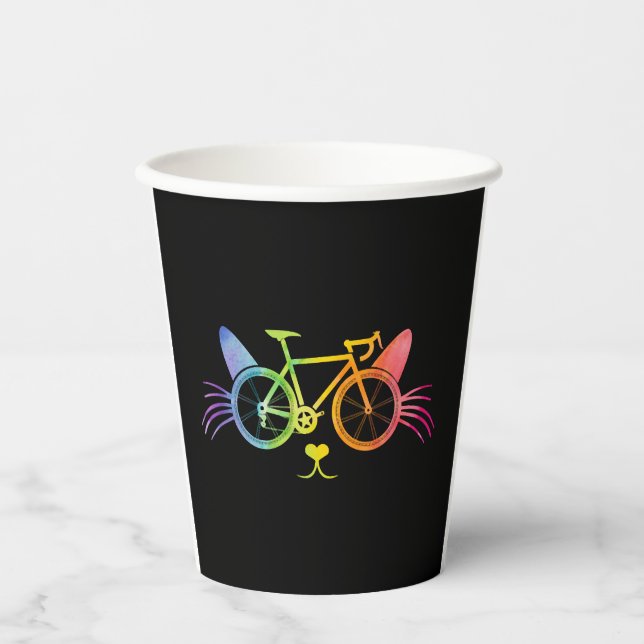 Gobelets En Papier Lgbt pour vélos (Recto)