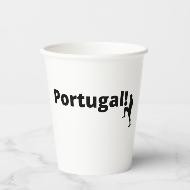 Gobelets En Papier Ligue européenne des champions Portugal (Recto)