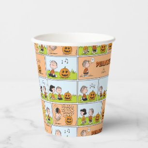 Gobelets En Papier Linus & Lucy   Chanter Jack-O-Lantern