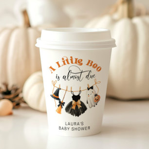 Gobelets En Papier Little Boo est presque à terme Cadeau pour bébé Cl
