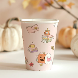 Gobelets En Papier Little Boo rose Whimsical Books Baby shower