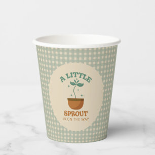Gobelets En Papier Little Sprouts Garden Party Baby shower